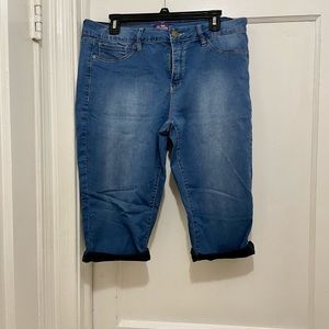 Denim capris